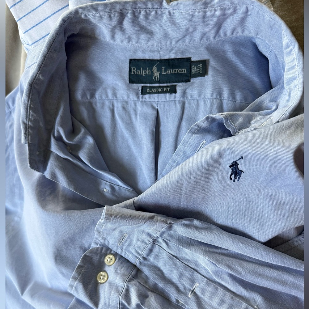 Ralph Lauren Light Blue Casual Button Down Shirt
